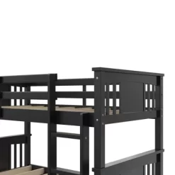 Twin Over Twin Miller Wood Bunk Bed - Room & Joy -Child Furniture Store GUEST 63e77102 bdfc 41aa b9f7 b101d0da4df6