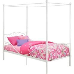Twin Clara Metal Bed White - Room & Joy -Child Furniture Store GUEST 63fc5265 dea5 48d5 a36b 4239a7eb9b36