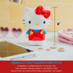 Silver Buffalo Sanrio Hello Kitty 6-Inch Ceramic Figural Coin Bank Storage 11 Silver Buffalo Sanrio Hello Kitty 6-Inch Ceramic Figural Coin Bank Storage -Child Furniture Store GUEST 649eed96 c092 45ff 98ff 28d74160ead4