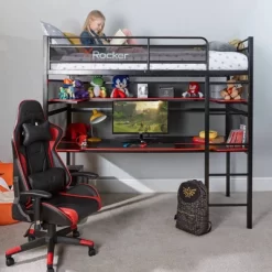 Gaming Bunk Bed Black/Red - X Rocker 16 Gaming Bunk Bed Black/Red - X Rocker -Child Furniture Store GUEST 64c4de39 859f 4c58 b8cc e475636c0cd0