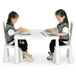 Costway Kids Table & 2 Chairs Set Toddler Activity Play Dining Study Desk Baby Gift -Child Furniture Store GUEST 6612e69c adc1 48af 849d 083dba9d03d4