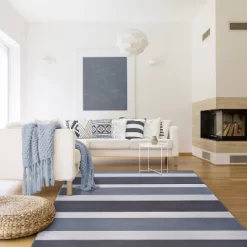 Modern Classic Coastal Stripes Indoor/ Outdoor Area Rug By Blue Nile Mills -Child Furniture Store GUEST 669fb709 346f 407c 862b ecd5ba5379c9