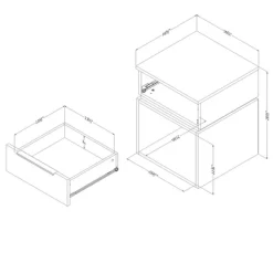 Hourra Nightstand - South Shore -Child Furniture Store GUEST 66aaf464 b9d0 45fe 9aa4 22adce36e7ce