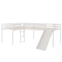 L-Shaped Twin Size Loft Bed With Ladder And Slide - ModernLuxe 14 L-Shaped Twin Size Loft Bed With Ladder And Slide - ModernLuxe -Child Furniture Store GUEST 66bfead8 8ea2 4fdc b807 a0a720d0c033