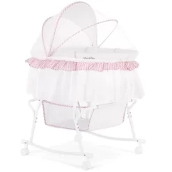 Dream On Me Lacy Portable 2-in-1 Bassinet, Black -Child Furniture Store GUEST 67b2e60a 5e29 40d0 bc1b 4522c5bd8691