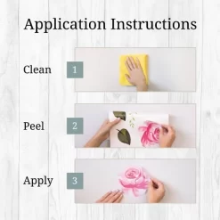 Pastel Floral Wall Decor - Decalcomania -Child Furniture Store GUEST 69d225e0 2a68 4702 9089 33666b40f1d7