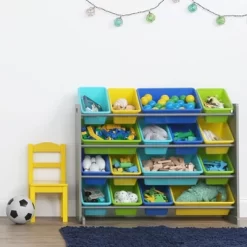 Kids' Super-Size Toy Organizer Elements Collection Gray - Humble Crew -Child Furniture Store GUEST 6b8ca1b7 700a 477a bc56 0f7717cc5976