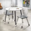 Talori Kids' Table And Chair Set With Bookshelf Gray/White - Buylateral -Child Furniture Store GUEST 6bff1383 17c1 4c10 8d4f f65b3840e5bf