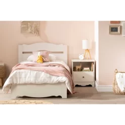 Lyara 1 Drawer Nightstand White Wash - South Shore -Child Furniture Store GUEST 6c0e4f20 a706 4d9f b73e 6867a3e42198