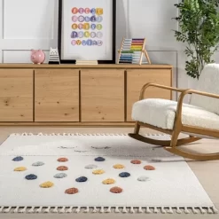 NuLOOM Marleigh Raindrop High-Low Kids Tasseled Area Rug -Child Furniture Store GUEST 6c5159f1 b2ba 4453 ae02 51a9b7c6423d