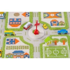 31.5"x44.5" Traffic Green 3D Play Rug - IVI -Child Furniture Store GUEST 6c5c5dab 64e7 4dd0 bfbb 8c7759b6df67