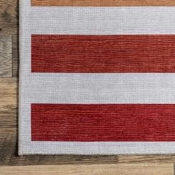 NuLOOM Colorful Striped Machine Washable Kids Area Rug -Child Furniture Store GUEST 6c5f9cbf 0108 40c0 a07c 59a5b3ac29e4