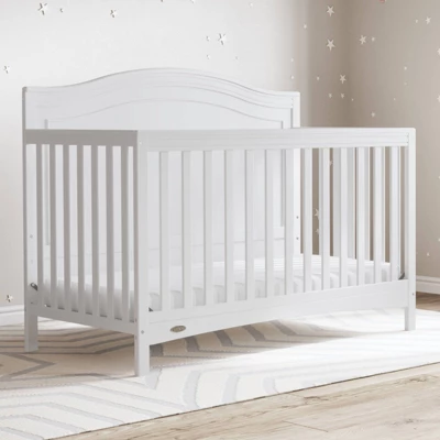 Graco Paris 5-in-1 Convertible Crib - White 12 Graco Paris 5-in-1 Convertible Crib - White - Image 10