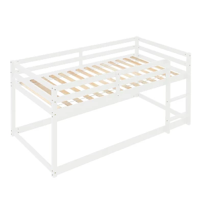 Twin Size Loft Bed With Safety Rail And Ladder-ModernLuxe 9 Twin Size Loft Bed With Safety Rail And Ladder-ModernLuxe - Image 7