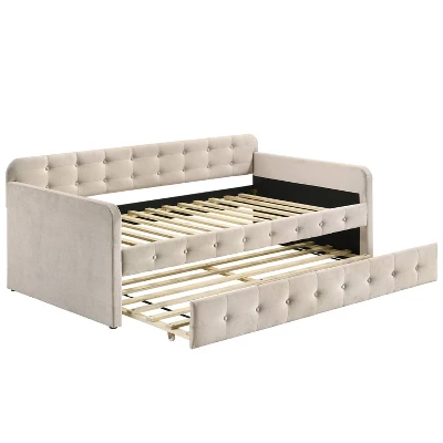 Twin Elyria Contemporary Tufted Daybed - MiBasics 9 Twin Elyria Contemporary Tufted Daybed - MiBasics - Image 7