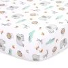 The Peanutshell Fitted Crib Sheets - Mint Safari - 2pk -Child Furniture Store GUEST 6fd585e9 1304 4157 87ce c434f626a311