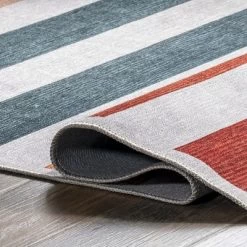 NuLOOM Colorful Striped Machine Washable Kids Area Rug -Child Furniture Store GUEST 702d2b46 f16a 4f29 911c 64072e9948d1