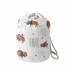 Little Unicorn Cotton Muslin Quilted Throw