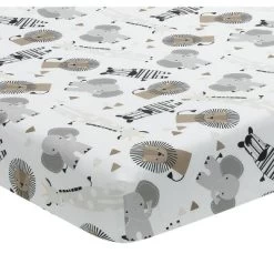 Lambs & Ivy Jungle Safari Gray/Tan/White Nursery 6-Piece Baby Crib Bedding Set 13 Lambs & Ivy Jungle Safari Gray/Tan/White Nursery 6-Piece Baby Crib Bedding Set -Child Furniture Store GUEST 7191e67b 9790 47ee a5e2 8bea199cbe42