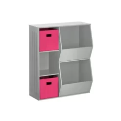 3pc Kids' Floor Cabinet With 2 Bins Set - RiverRidge Home -Child Furniture Store GUEST 72874a3b c07f 4b8c a8b5 3a34326aa435