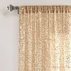 52"x84" Ballgown Glam Sparkle Sequins Window Curtain Panel - Lush Décor