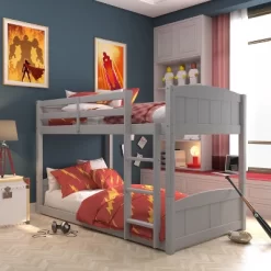 Twin Over Twin Alexis Wood Arch Floor Bunk Bed - Hillsdale Furniture -Child Furniture Store GUEST 73da6110 7e32 4e0c 938b 30b10dc666e8