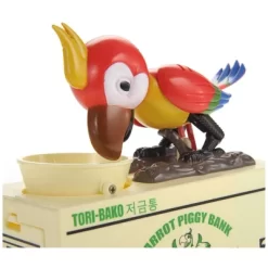 Insten Parrot Piggy Bank Robotic Coin Munching Toy Money Box, Red, 6.6x6.5 Inches -Child Furniture Store GUEST 758b0852 c657 41f8 9fa4 de12394d5c99