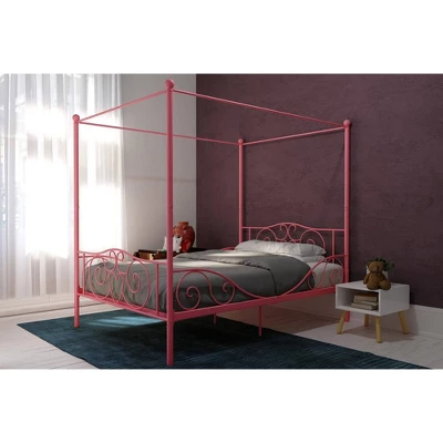Full Clara Metal Bed Pink - Room & Joy 6 Full Clara Metal Bed Pink - Room & Joy - Image 4