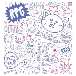 Men's Turning Red Doodle Collage T-Shirt