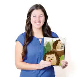 Big Dot Of Happiness Forest Hedgehogs - Woodland Nursery Wall Art And Kids Room Decor - 7.5 X 10 Inches - Set Of 3 Prints -Child Furniture Store GUEST 78cae141 1ec0 4e2c b402 24b9eda122ea