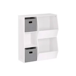 3pc Kids' Floor Cabinet With 2 Bins Set - RiverRidge Home -Child Furniture Store GUEST 79502da4 3f65 48d9 adac 12729dfa507d