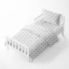 Bacati - Star Gray Ikat Muslin 4pc Toddler Bedding Set -Child Furniture Store GUEST 799ae94d 5b4e 47df a1c8 3f7e56c9c782