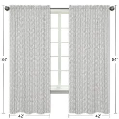 2pc Sweet Jojo Designs Woodland Friends Herringbone Print Window Panel - Sweet Jojo Designs -Child Furniture Store GUEST 7a87ca92 c222 4238 820e a1b1f2e3c8e1