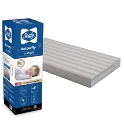Sealy Butterfly 2-Stage Waterproof Ultra Firm Crib And Toddler Mattress -Child Furniture Store GUEST 7a8feed4 d44d 47b1 b57c 1414286dfce1
