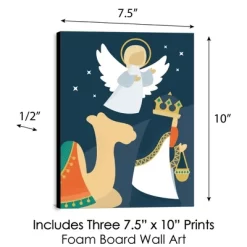 Big Dot Of Happiness Holy Nativity - Religious Nursery Wall Art And Manger Scene Christmas Room Decor - 7.5 X 10 Inches - Set Of 3 Prints -Child Furniture Store GUEST 7aa98260 3995 44d6 bd0b 56390a71eab1