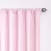 Microfiber Blackout Window Valance Pink Dogwood (18"x42") - Eclipse My Scene