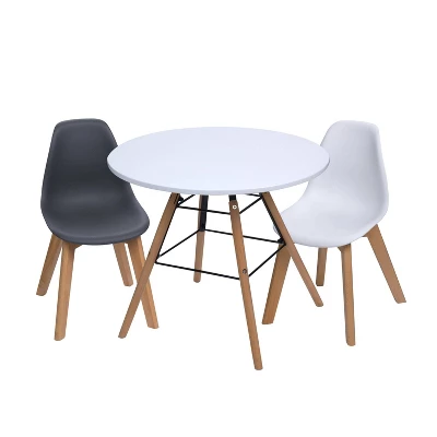 3pc Modern Kids' Round Table And Chair Set - Gift Mark 7 3pc Modern Kids' Round Table And Chair Set - Gift Mark - Image 5
