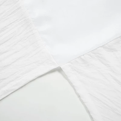 Lush Décor Crib Bedding Set Avon Embellished Soft Baby/Toddler - White - 3pc 8 Lush Décor Crib Bedding Set Avon Embellished Soft Baby/Toddler - White - 3pc - Image 6