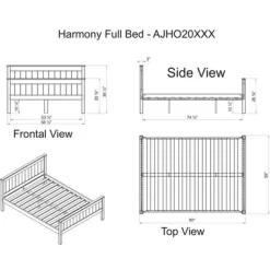 Full Harmony Bed - Bolton Furniture -Child Furniture Store GUEST 82cb88b1 a0b8 4e1e 8e40 39e162f905b8