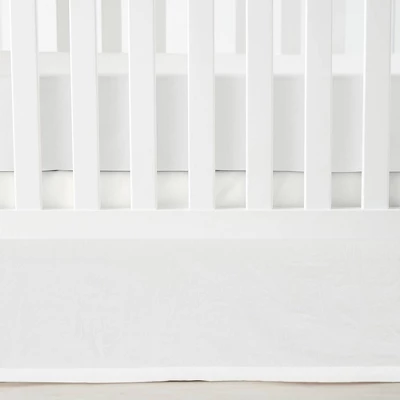 Lush Décor Crib Bedding Set Avon Embellished Soft Baby/Toddler - White - 3pc 7 Lush Décor Crib Bedding Set Avon Embellished Soft Baby/Toddler - White - 3pc - Image 5