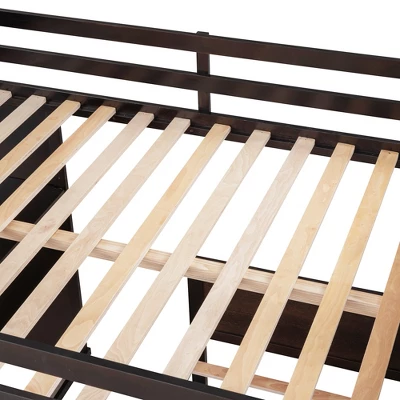 Loft Bed With Stand-Alone Bed, Shelves, Desk And Wardrobe - ModernLuxe 10 Loft Bed With Stand-Alone Bed, Shelves, Desk And Wardrobe - ModernLuxe - Image 8