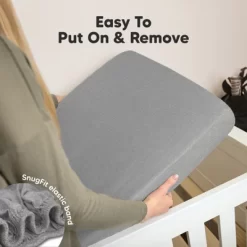 KeaBabies 2pk Soothe Fitted Crib Sheets Neutral, Organic Baby Crib Sheets, Fits Standard Nursery Baby Mattress -Child Furniture Store GUEST 85e50287 0e39 4d62 8d9e 98c534135b0a