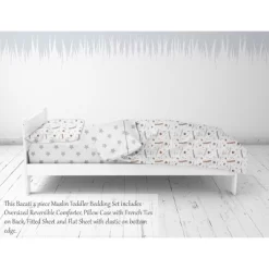 Bacati - Football Brown/Gray Muslin 4 Pc Toddler Bedding Set -Child Furniture Store GUEST 880dcb05 8dd0 4319 9a6f c23113e9b09d