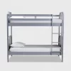 Twin Mariana Wood Bunk Bed Gray - Baxton Studio