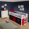 Twin Jasper Junior Loft Bed, White Frame And Playhouse Tent Blue/Red - Alaterre Furniture 1 Twin Jasper Junior Loft Bed, White Frame And Playhouse Tent Blue/Red - Alaterre Furniture -Child Furniture Store GUEST 88aaa8c8 541d 4428 b568 4a40652831b0