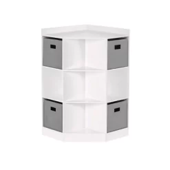 5pc Kids' Corner Cabinet Set With 4 Bins Set - RiverRidge Home -Child Furniture Store GUEST 8913df46 0464 4c09 aedd e9ef3470ced6