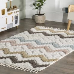 Sage Wavy Stripes Kids Tassel Area Rug 18 Sage Wavy Stripes Kids Tassel Area Rug -Child Furniture Store GUEST 89f0332f d786 4ff2 981f 66f3bf8c9f12