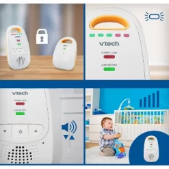 V-Tech Digital Audio Baby Monitor With High Quality Sound - DM111 -Child Furniture Store GUEST 8adbfb56 29b4 4319 b636 fdbe4091cc7a