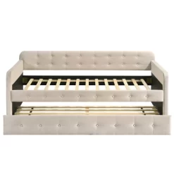 Twin Elyria Contemporary Tufted Daybed - MiBasics 14 Twin Elyria Contemporary Tufted Daybed - MiBasics -Child Furniture Store GUEST 8b0d9ffb 8d39 4549 ac86 6eee1b6eaab5