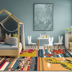 Dinoventure Dinosaurs Non-Slip Kids Playroom Decor Washable Indoor Area Rug By Blue Nile Mills 21 Dinoventure Dinosaurs Non-Slip Kids Playroom Decor Washable Indoor Area Rug By Blue Nile Mills -Child Furniture Store GUEST 8b102158 3edc 466e ad43 9a1591fab752